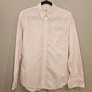 UNIQLO Slim Fit Light Pink Long Sleeve Shirt - Size Small Slim